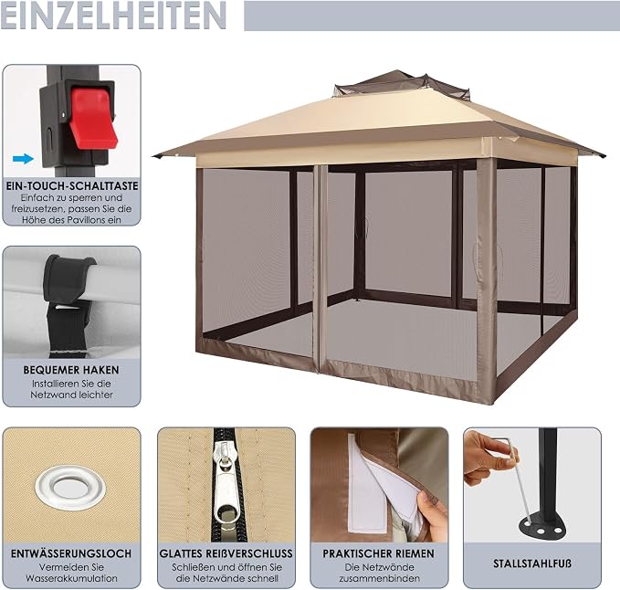 COBIZI 11x11 Pop up Gazebo on Clearance - Image 2