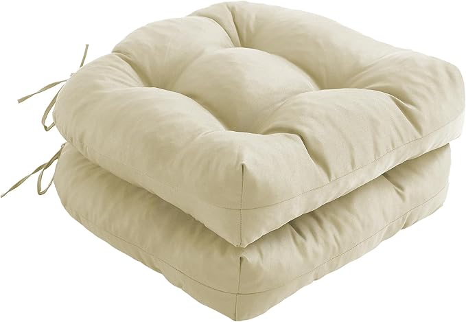 Outdoor Chair Cushions Set of 2, Patio Chair Cushions by IPYNBAP