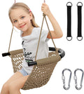 Hi-Na Tree Swing for Kids, Adjustable Toddler Rope Swing Seat by Hi-Na