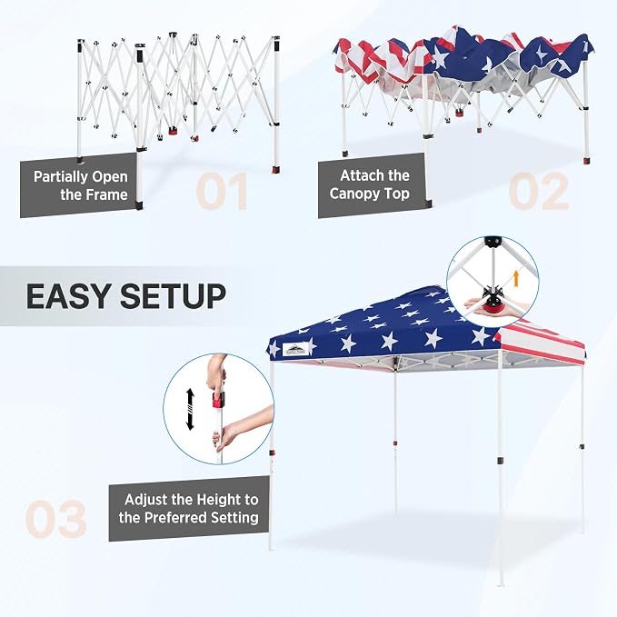 EAGLE PEAK Pop Up Canopy Tent - Image 2