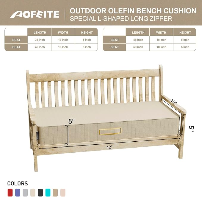 Outdoor Water-Resistant Olefin Chaise Lounge Cushions - Image 3