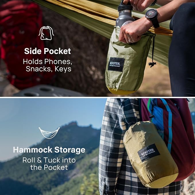 Kootek Camping Hammock, Portable Hammocks - Image 4