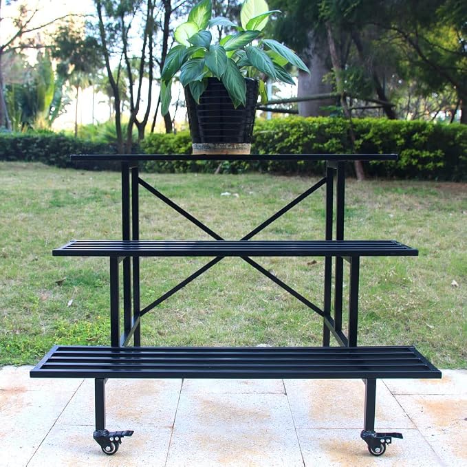 Zhongma 3 Tier Sturdy Metal Plant Stand - Image 3