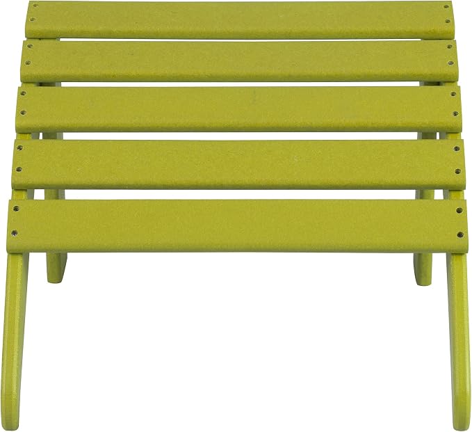 WO Home Furniture Adirondack Ottoman Outdoor Patio Footrest 13.5" Inch Folding - Image 11