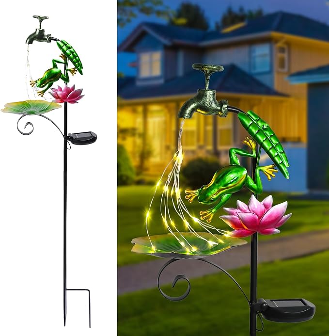 Solar Outdoor Lights Decorative Solar Frog Lights by Afirst