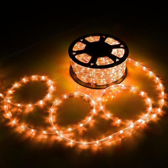 50ft LED Rope Lights Outdoor, 360 LED Connectable and Flexible Tube Lights - Image 5