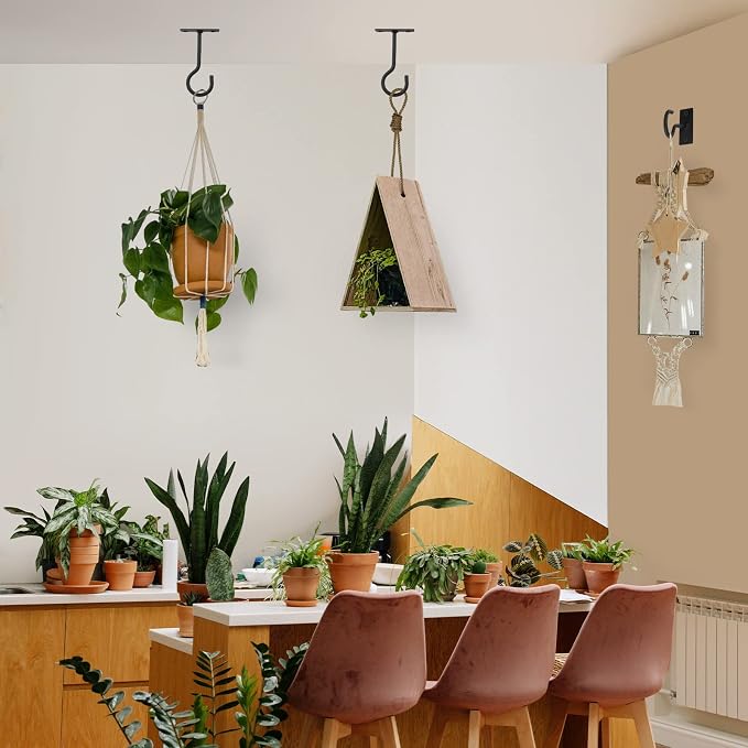 4in 2Pack Wall Hook for Hanging Plant Bracket - Image 2