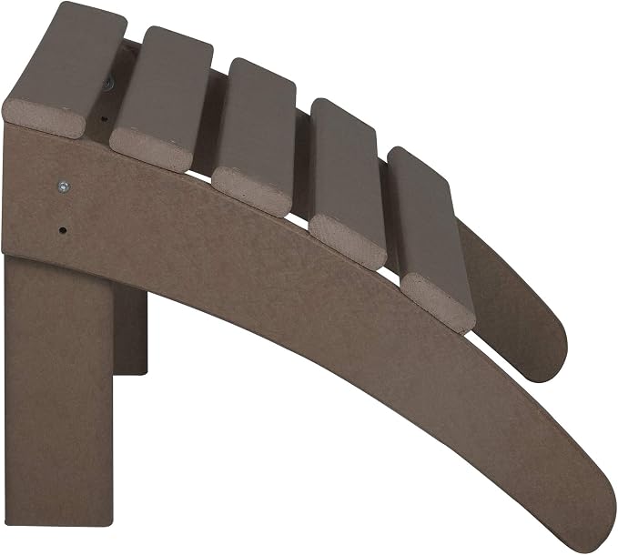 WO Home Furniture Adirondack Ottoman Outdoor Patio Footrest 13.5" Inch Folding - Image 7