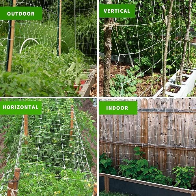 Tcamp Trellis Netting for Climbing Plants Outdoor Indoor - Image 6
