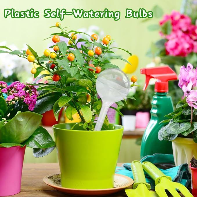 14 PCS Plant Watering Globes, Plastic Automatic Watering Globes - Image 7