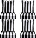 Hoteam 4 Set Outdoor Chair Cushions 20 x 20 Inch Patio Cushions Deep Seat by Hoteam