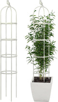 Garden Trellis for Climbing Plants, Rustproof Metal Pipe by CJGQ