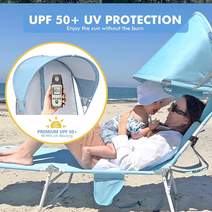 Backpack Beach Tanning Chair - Image 3