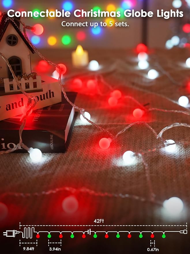 2026 New Connectable 43FT Smart Voice Controlled String Lights Indoor Outdoor | - Image 6