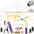Tradesparker 8x8 Pop Up Canopy Tent, Commercial Movable Canopy by CommercialPopupCanopyRevolutionaryLightcurtainiSystem