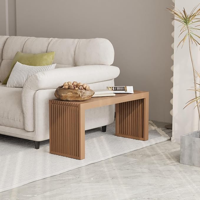 Bamboo Dining Bench, 35 inch Farmhouse Decor Indoor Kitchen Table Bench - Image 7