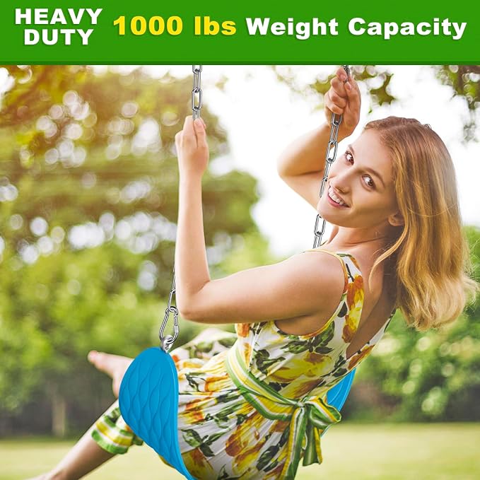 2Pcs 65" Stainless Steel Swing Chain 1000 LBs Capacity Porch Swing Chains - Image 2
