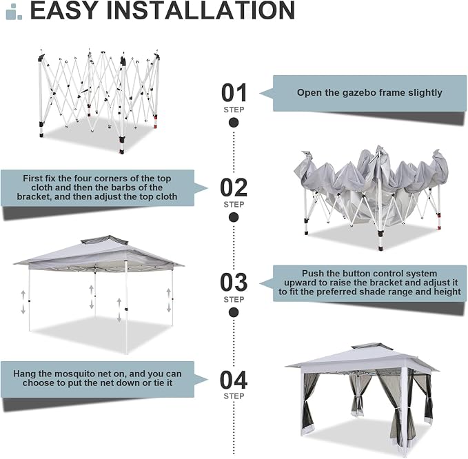 COBIZI 12x12 Pop up Gazebo on Clearance - Image 5