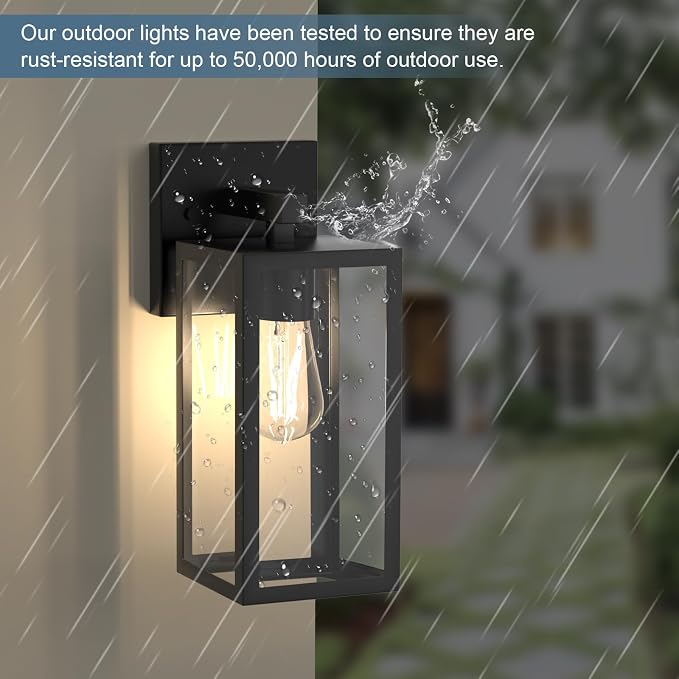 Kalium Porch Wall Lights Outdoor, Waterproof Lanterns - Image 6