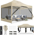 COBIZI 10x15 Canopy Tent, Heavy Duty Pop up Canopy by COBIZI