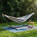 GAOMON Double Hammock with Stand, 450 lb Capacity, Adjustable Portable Hammock by GAOMON