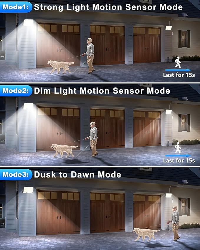 Outdoor Solar Lights, Split Solar Motion Sensor Outdoor Lights - Image 3