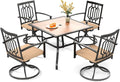 PHI VILLA 5 Pieces Outdoor Dining Set by PHIVILLAThepioneerofcomfortablehouseholdsupplies