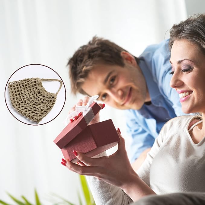 Fruit Hammock for Kitchen Under Cabinet, Large Macrame Fruit Hammock for - Image 3