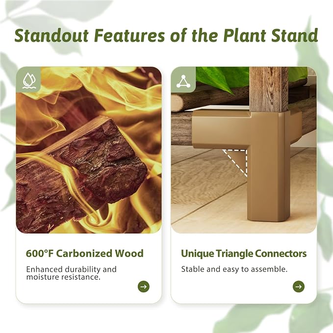 Plant Stand Indoor Tall Hanging Plant Shelf 16 Tiers Large Outdoor Plant Rack - Image 4