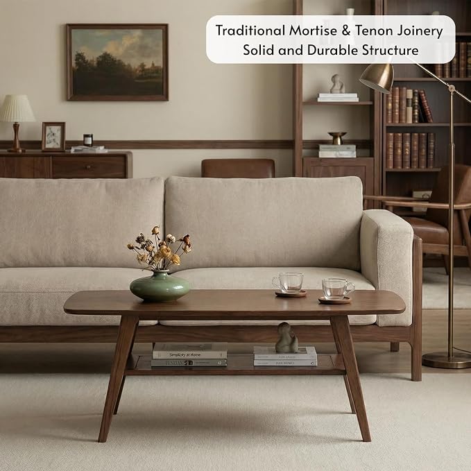 Solid Wood Coffee Table - Image 4