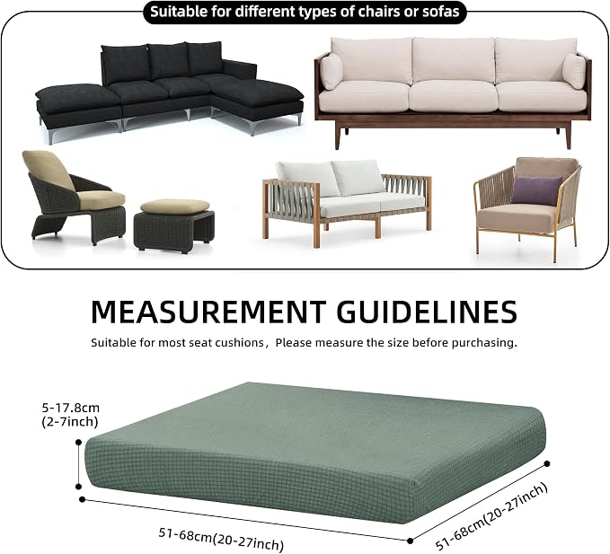 Outdoor Cushion Covers Set, Replacement - Image 2