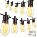 Brightever 120FT Outdoor String Lights Waterproof, LED Patio Lights by Brightever