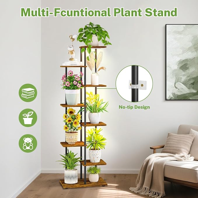 iDavosic.ly 7 Tier Tall Plant Stand Indoor - Image 7