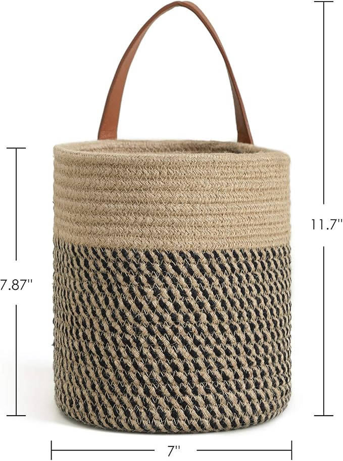 Goodpick 2pack Jute Rope Hanging Basket - Image 5