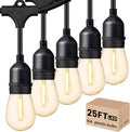 Svater Outdoor Led String Lights 25 FT, Patio Lights by Svater