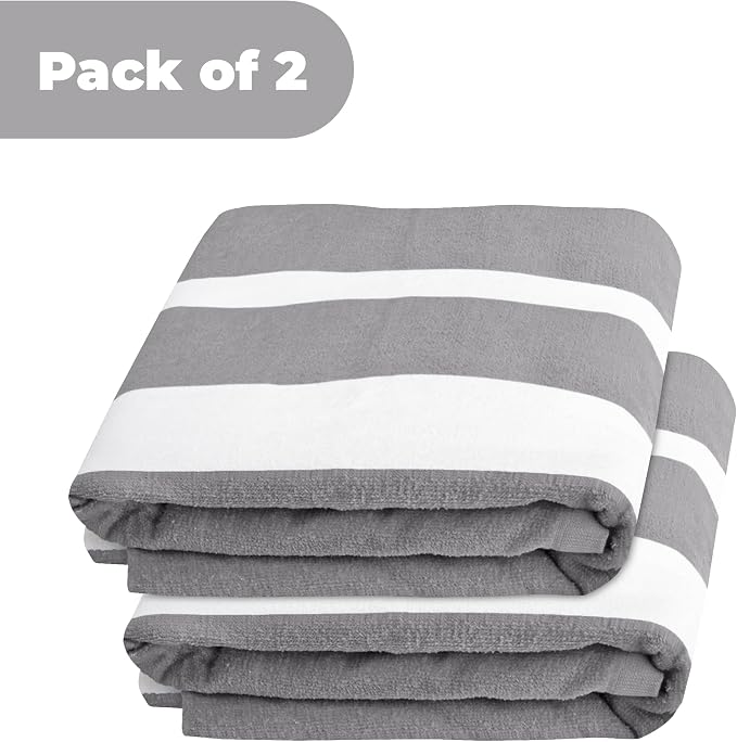 Superior Cabana Cotton Lounge Chair Cover, Outdoor Towel, Terry Cloth, Swim - Image 5