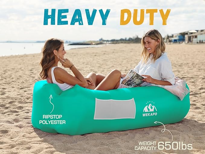 WEKAPO Inflatable Couch Air Lounger Chair - Image 4