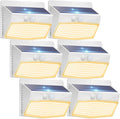 Peasur 6 Packs Solar Outdoor Lights Motion Sensor, Solar Security Lights by Peasur
