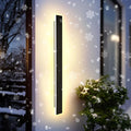 Outdoor Wall Light LED Long Wall Sconce 39.38in Ip65 Waterproof Black Modern by YCMGEAD