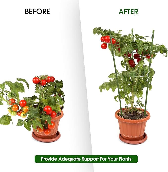 8 Pack Plant Support Tomato Cages - Image 5
