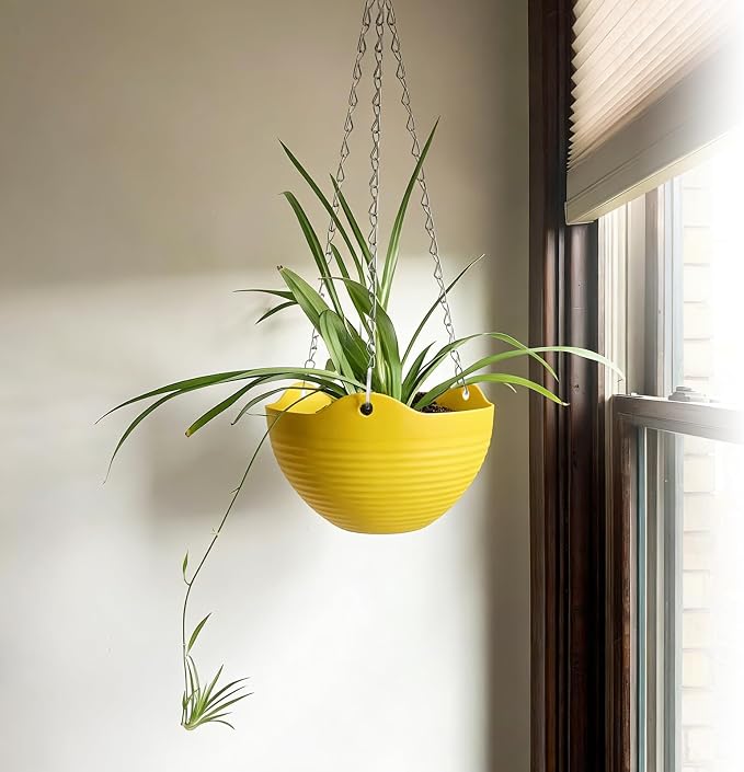 Bvrbaory 8 Pack Multicolor Hanging Planter Pots, 8 Colors Garden Hanging - Image 7
