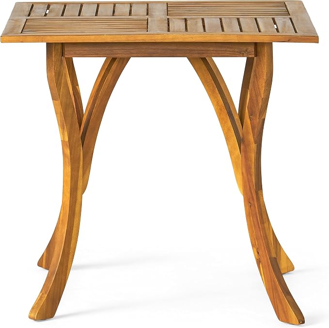 Christopher Knight Home Hermosa Acacia Wood Dining Set, 5-Pcs Set, Teak Finish - Image 7