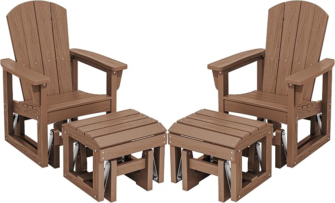 SERWALL Outdoor Glider Chair Set of 2 by SERWALL