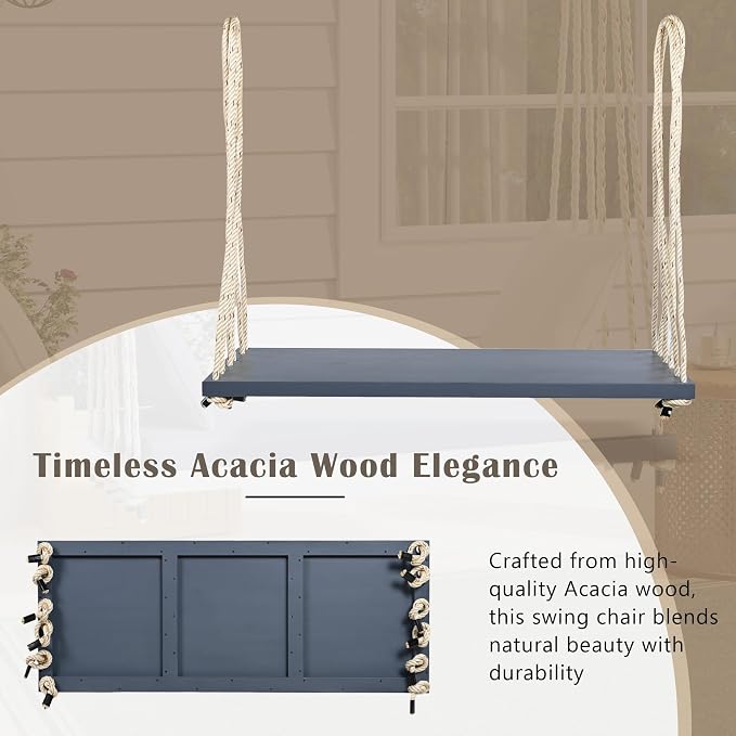 SOFTSEA 2-Person Patio Swing Bench - Image 5