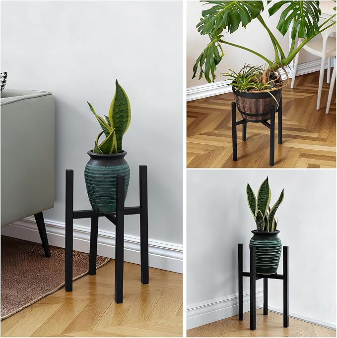 Adjustable Plant Stand Indoor Outdoor, Metal Plant Stand 9 to 15 Inches - Image 5