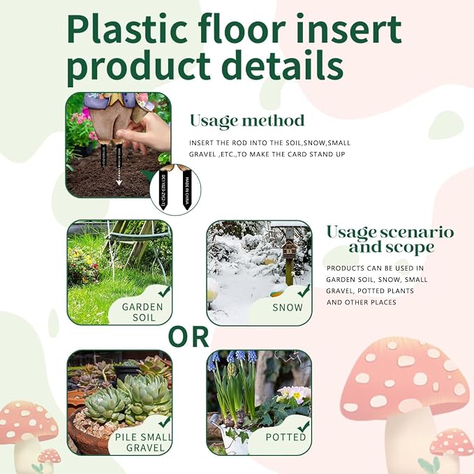 Fairy Garden Stake Decor, Acrylic 2D Garden Fairy Decoration, Fairy Garden - Image 5