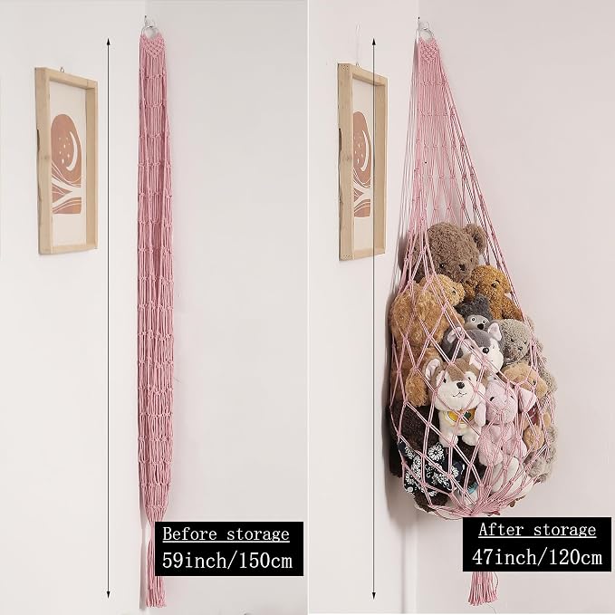 Stuffed Animal Hammock Corner Hanging Net - Image 2