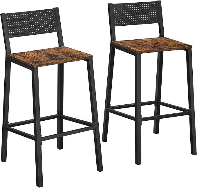 VASAGLE Bar Stools, Tall Bar Stools by VASAGLEbySONGMICSHOME