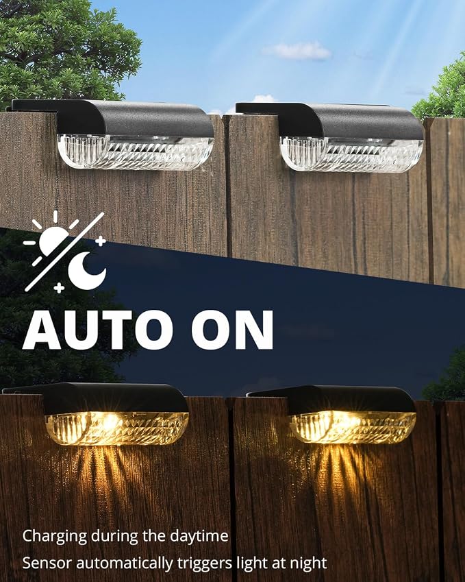 24 Pack Solar Step Lights Outdoor Stairs - Image 3