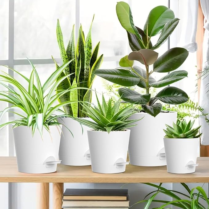 7/6.5/6/5.5/5/4 inch Self Watering Pots - Image 7